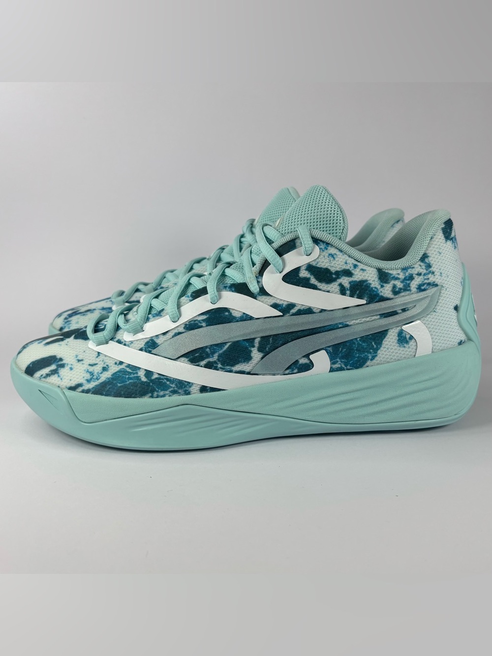PUMA Stewie 2 Basketball Shoes Women 10 / Men 8.5 Blue White 378318-02